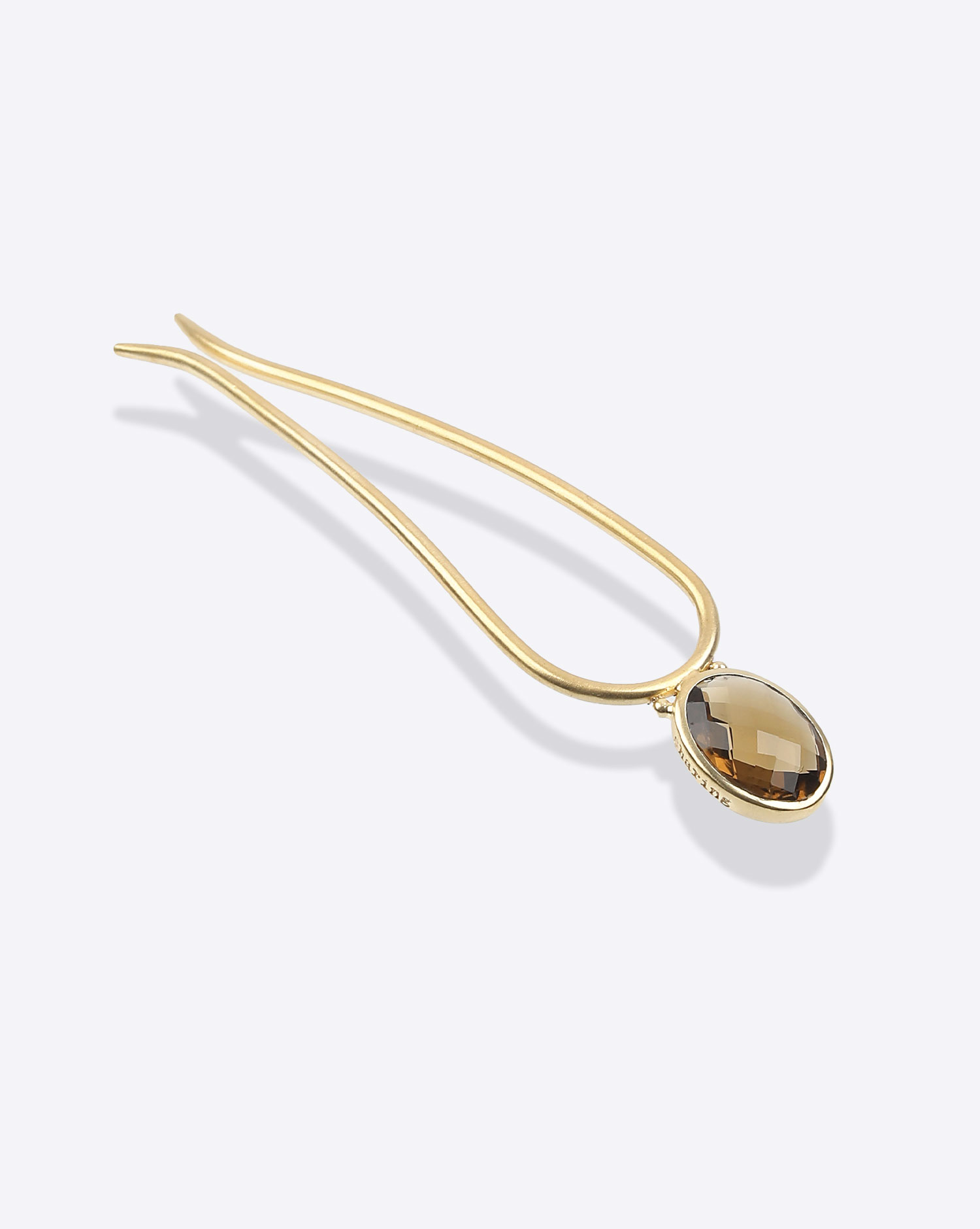 Sharing Bijoux Cheveux Kali M Honey Quartz