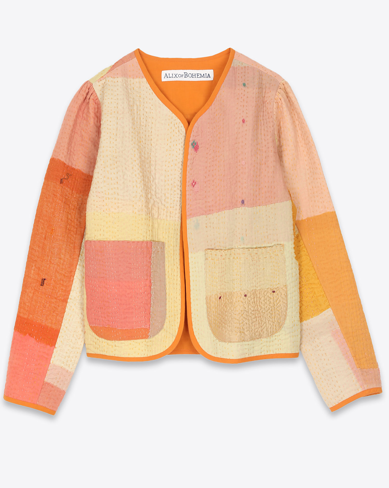 Veste Alix Of Bohemia Billie Sunset Kantha Orange