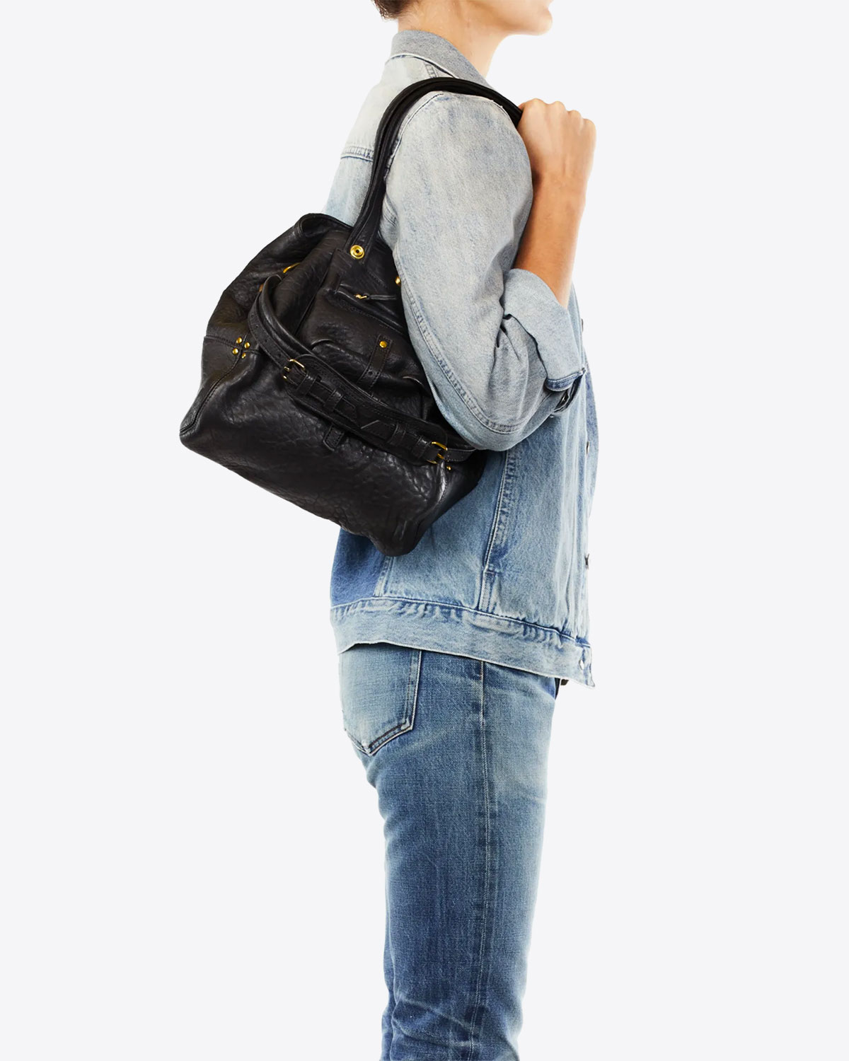 Jérôme Dreyfuss Sac Billy S – Lambskin Noir