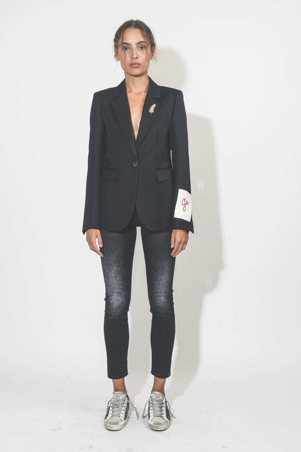 Golden Goose Veste Blazer  W'S Single Breasted Dark Blue 50486  