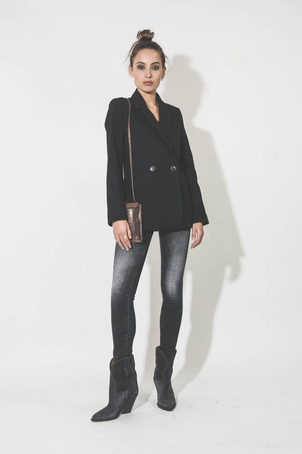 Anine Bing Blazer Madeleine noir 