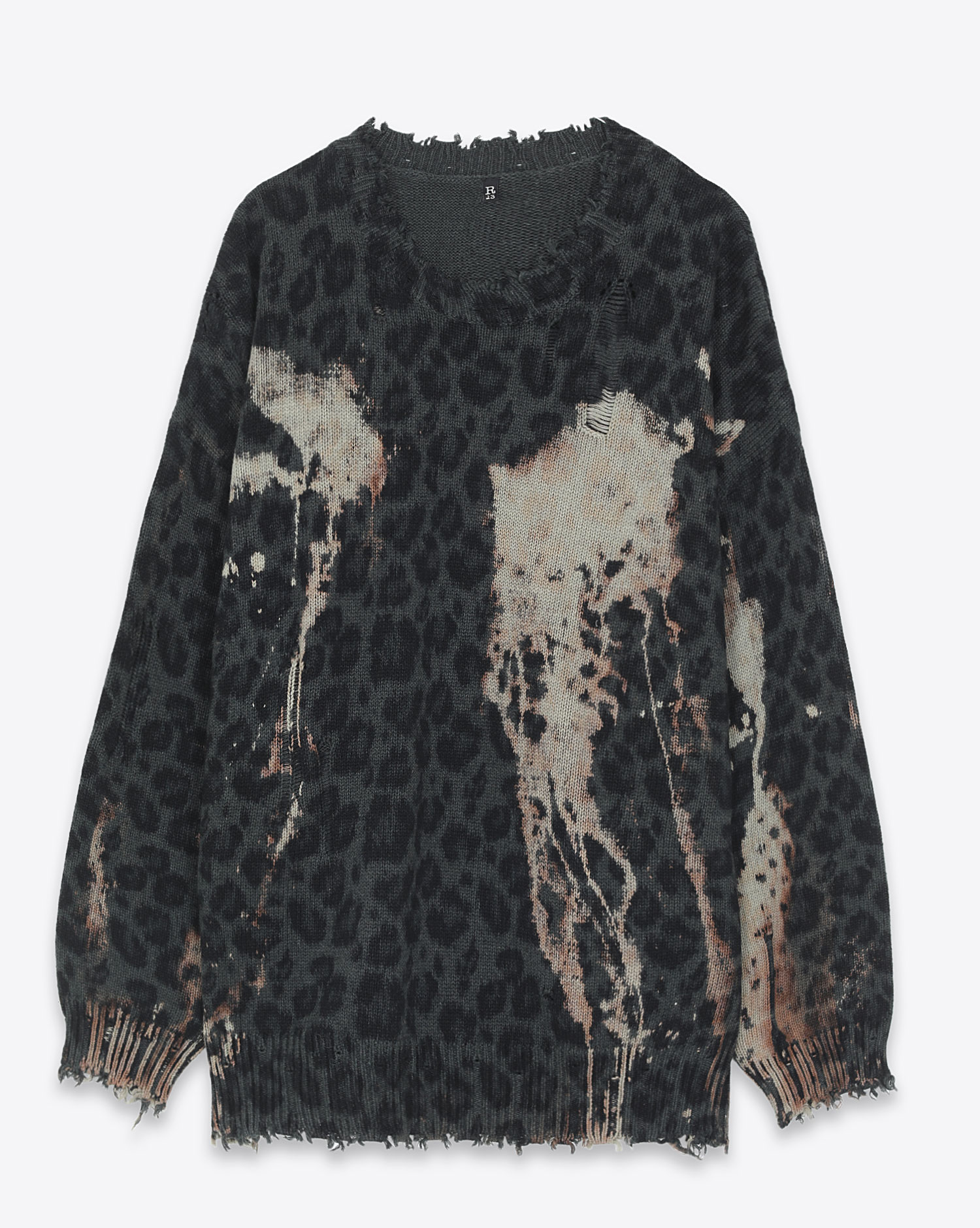 Pull Bleached Oversized R13 Denim 