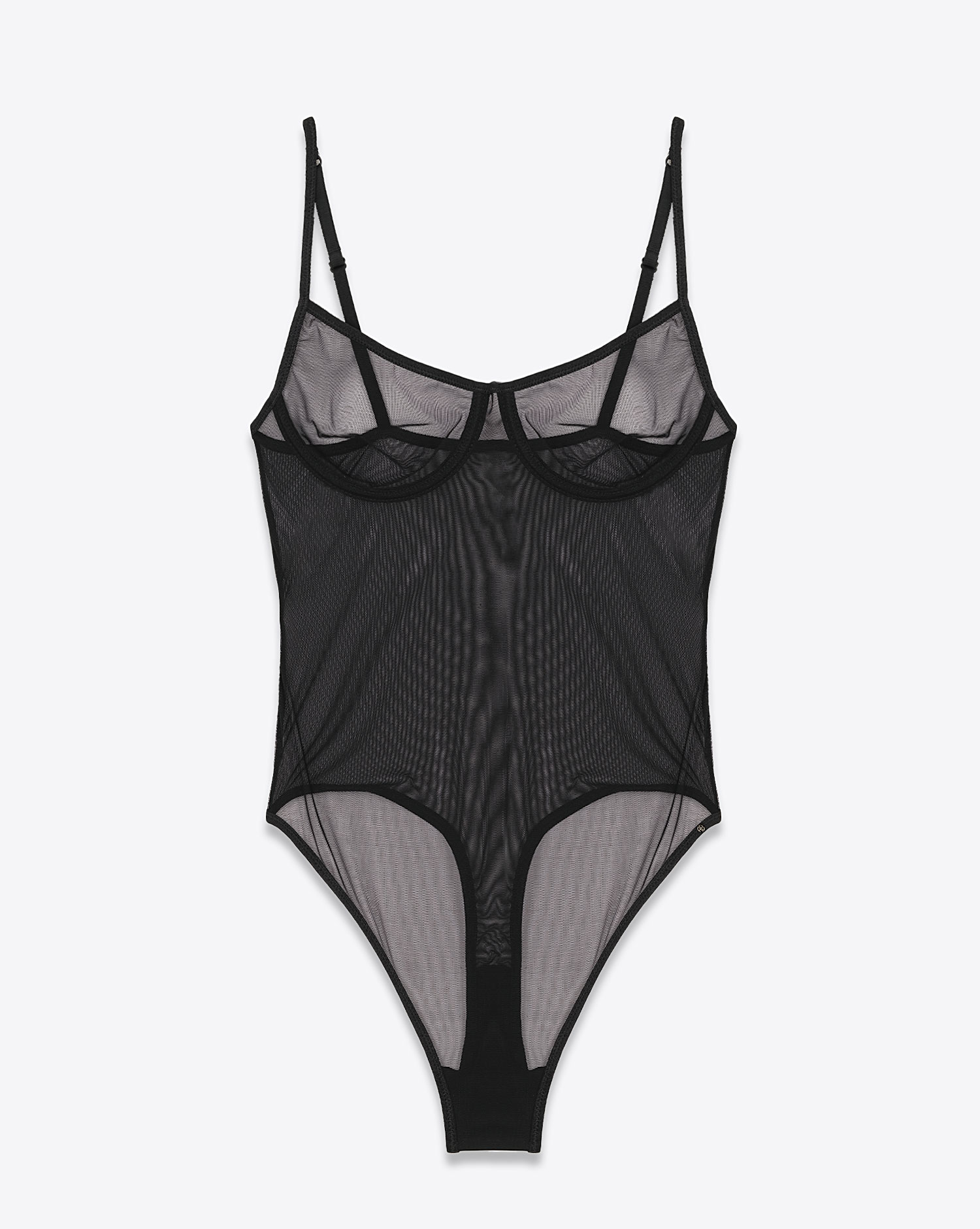 Produit Body Lingerie Vena Anine Bing noir. Vue face. 