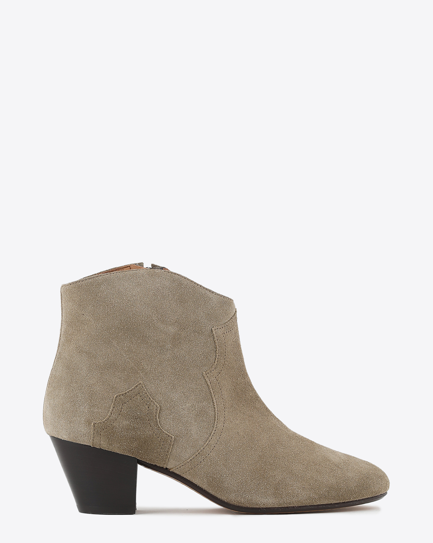 Boots Isabel Marant Dicker coloris taupe 