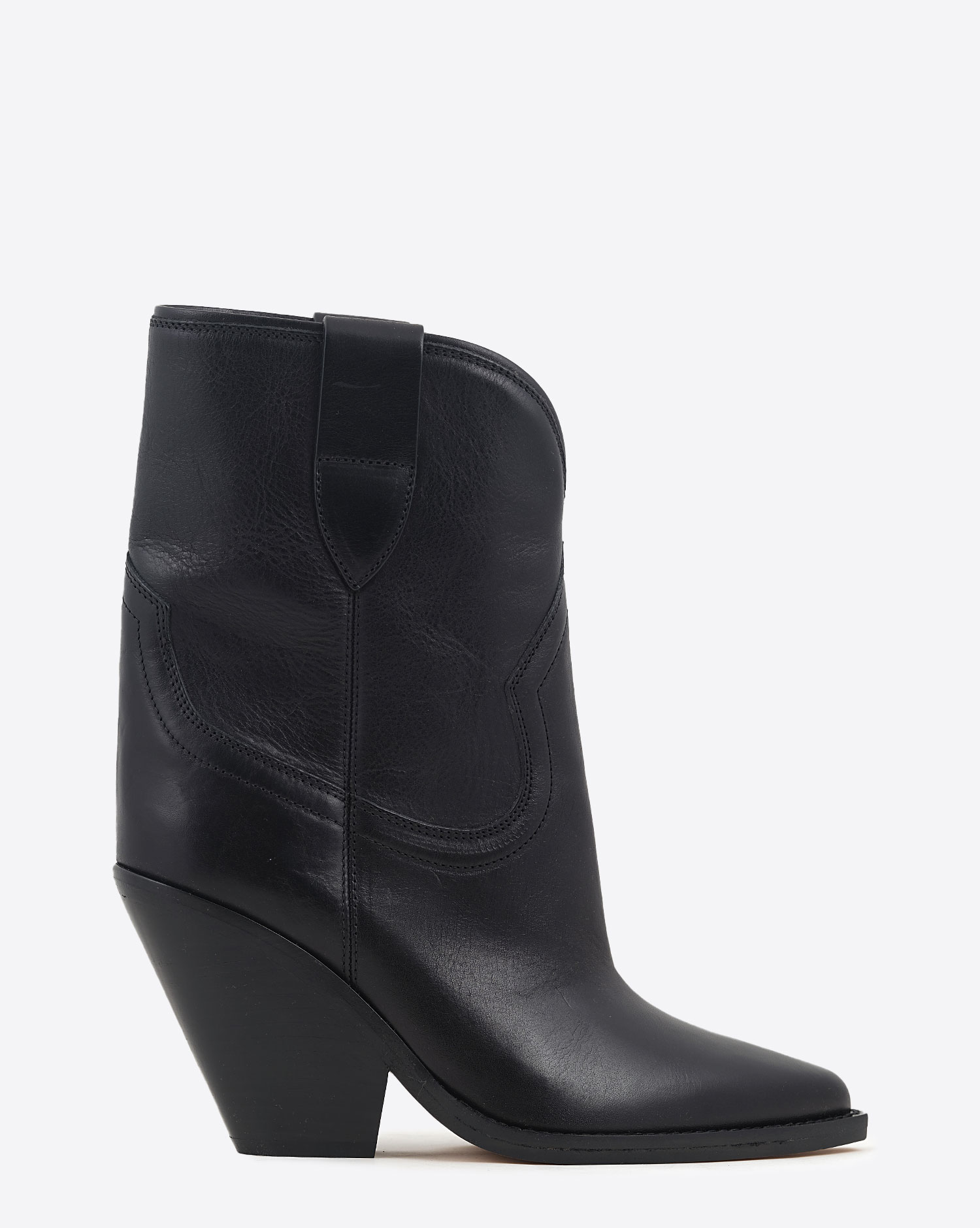 Isabel Marant Chaussures Boots Leyane Cuir Noir