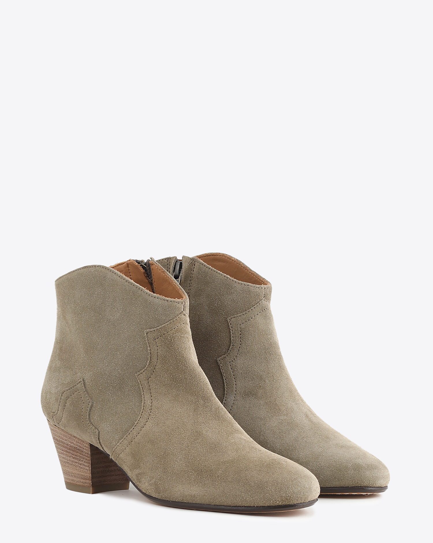 Boots Dicker taupe Isabel Marant 