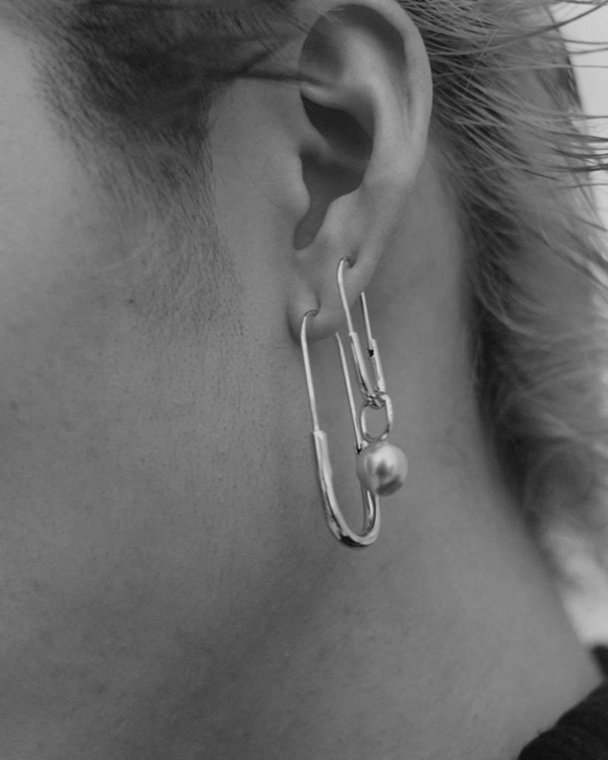 Boucle d'Oreille Chance Mini Maria Black en or. 