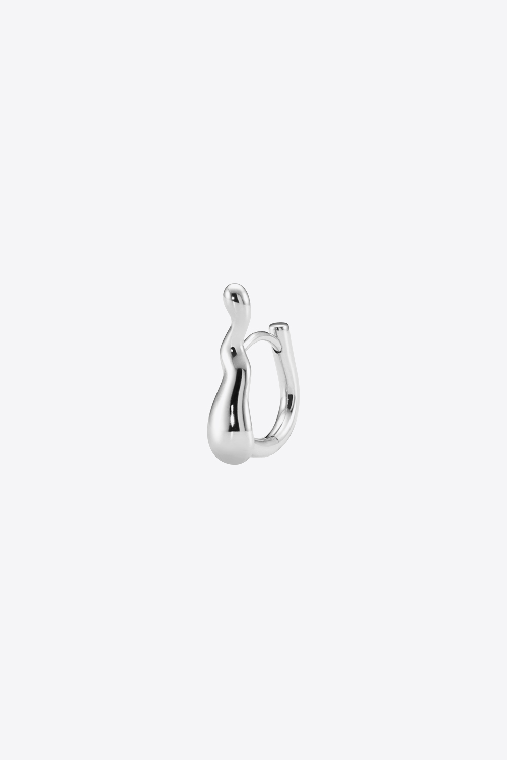 Boucle d'Oreille Créole Warschauer Maria Black  Argent
