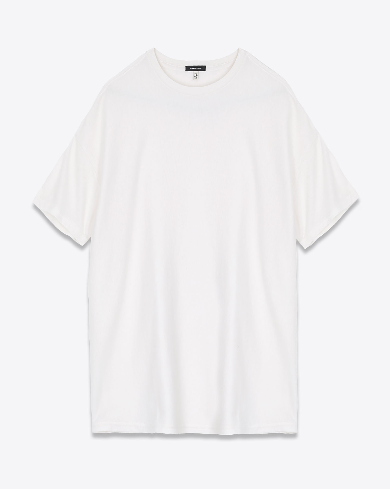 R13 Denim Tee-Shirt Boxy Seamless White