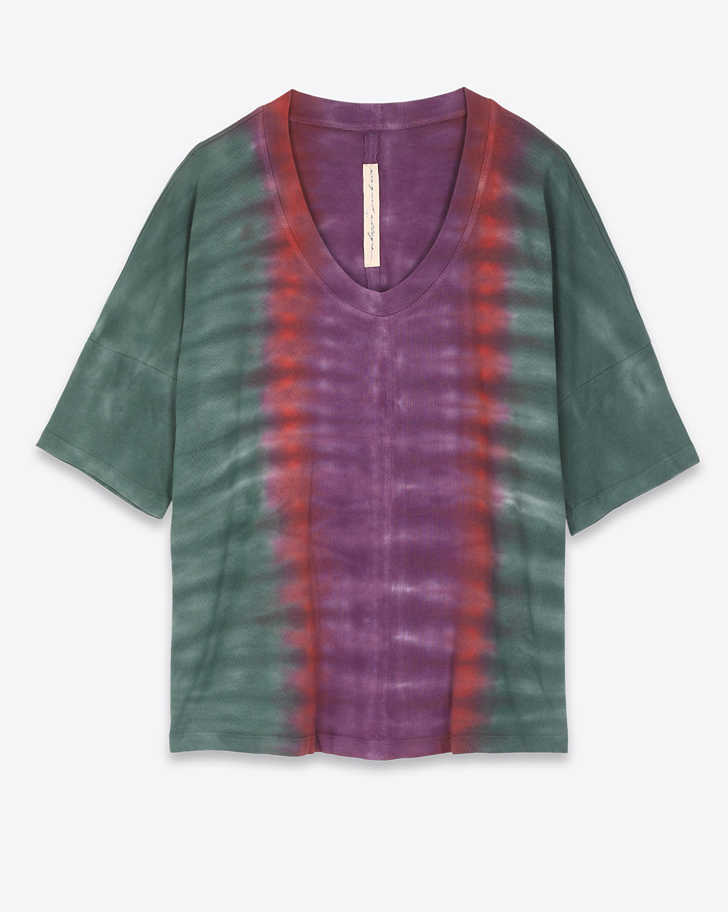 Raquel Allegra Boxy Tee - Fantasy Tiger Tie Dye 