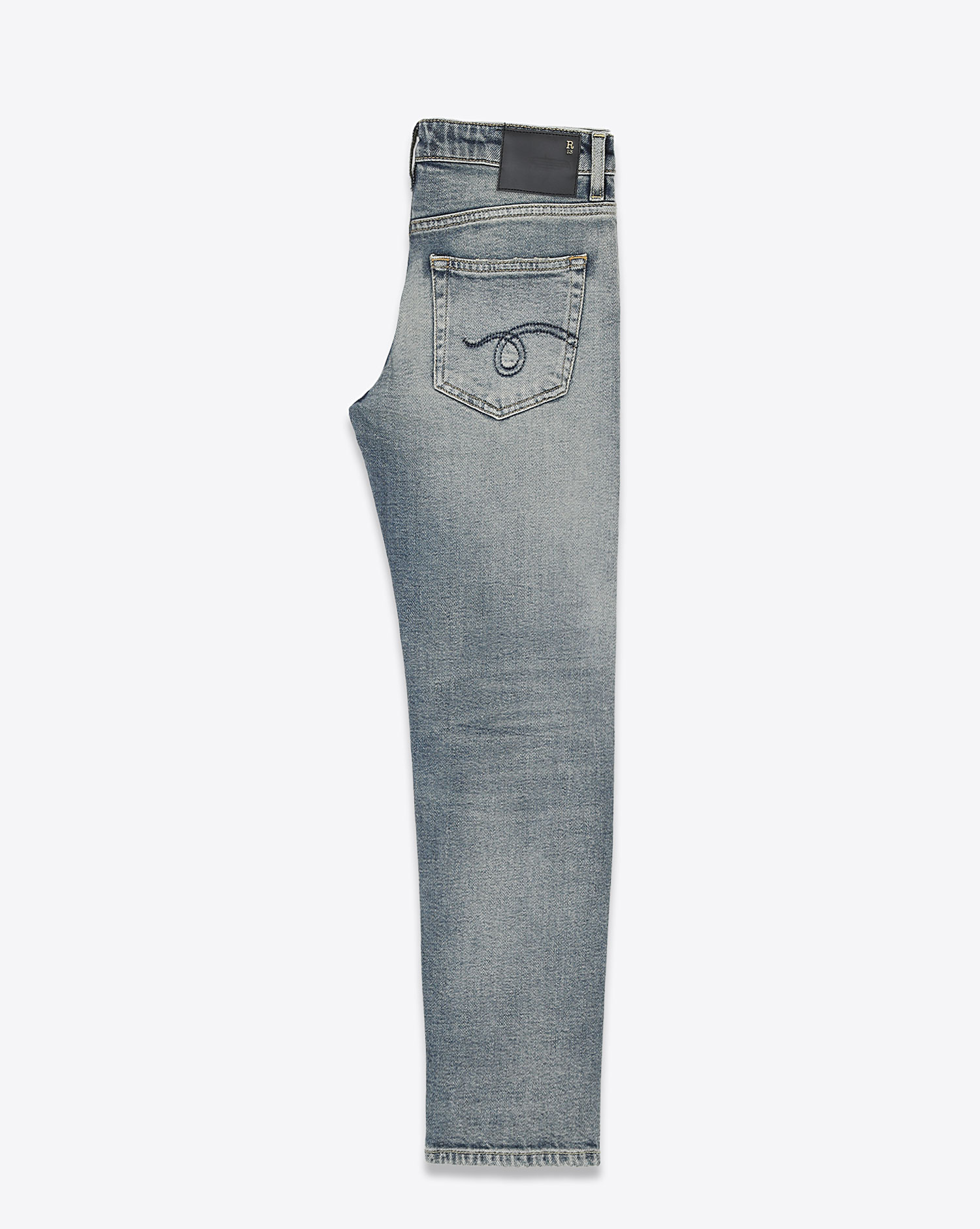 Jean Boy Straight Hester Blue Stretch. R13 Denim 