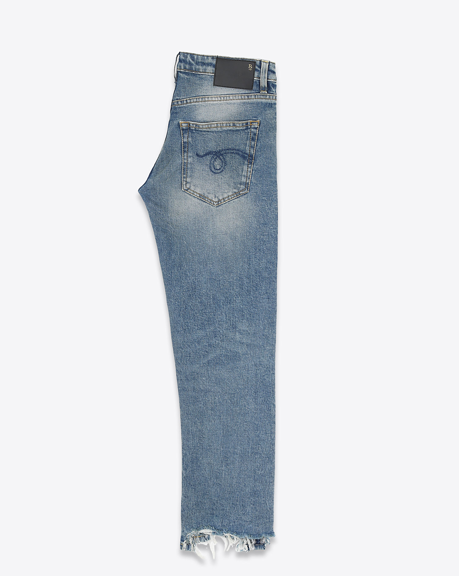 Jeans R13 Denim Jeans Boy Straight With Rip 