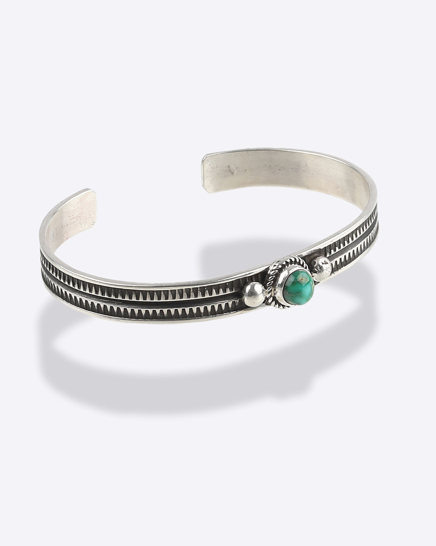 Bracelet Harpo A.Jake Argent Turquoise 
