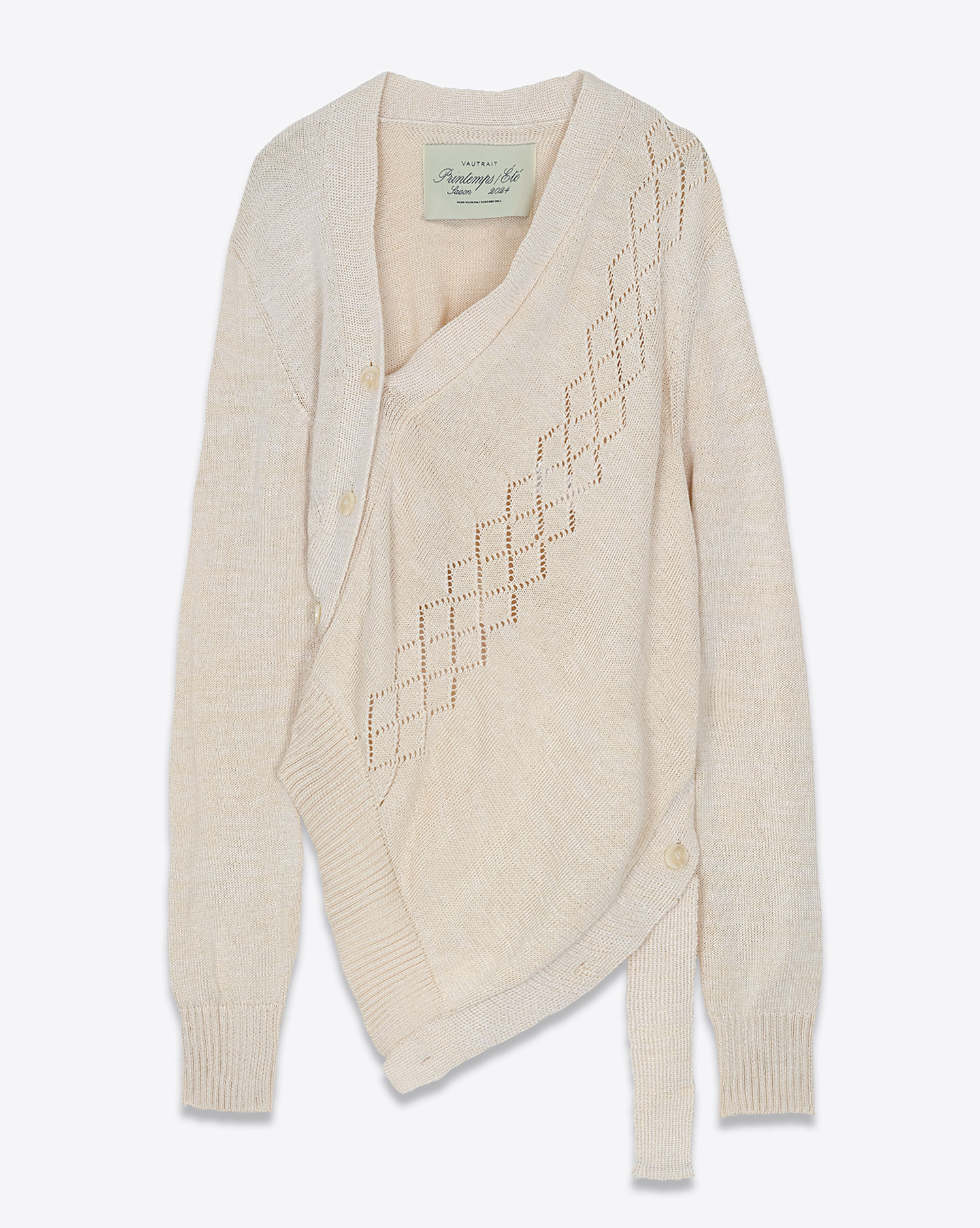 Produit Vautrait Cardigan Mock Pomme