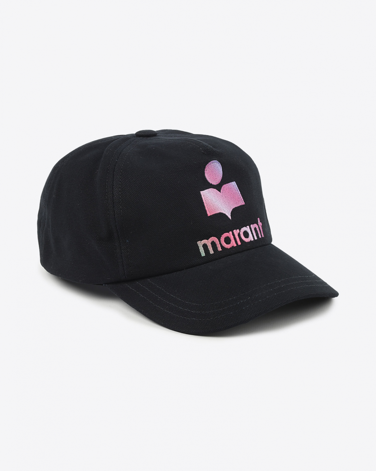 Casquette logo Tyron faded black Isabel Marant. 