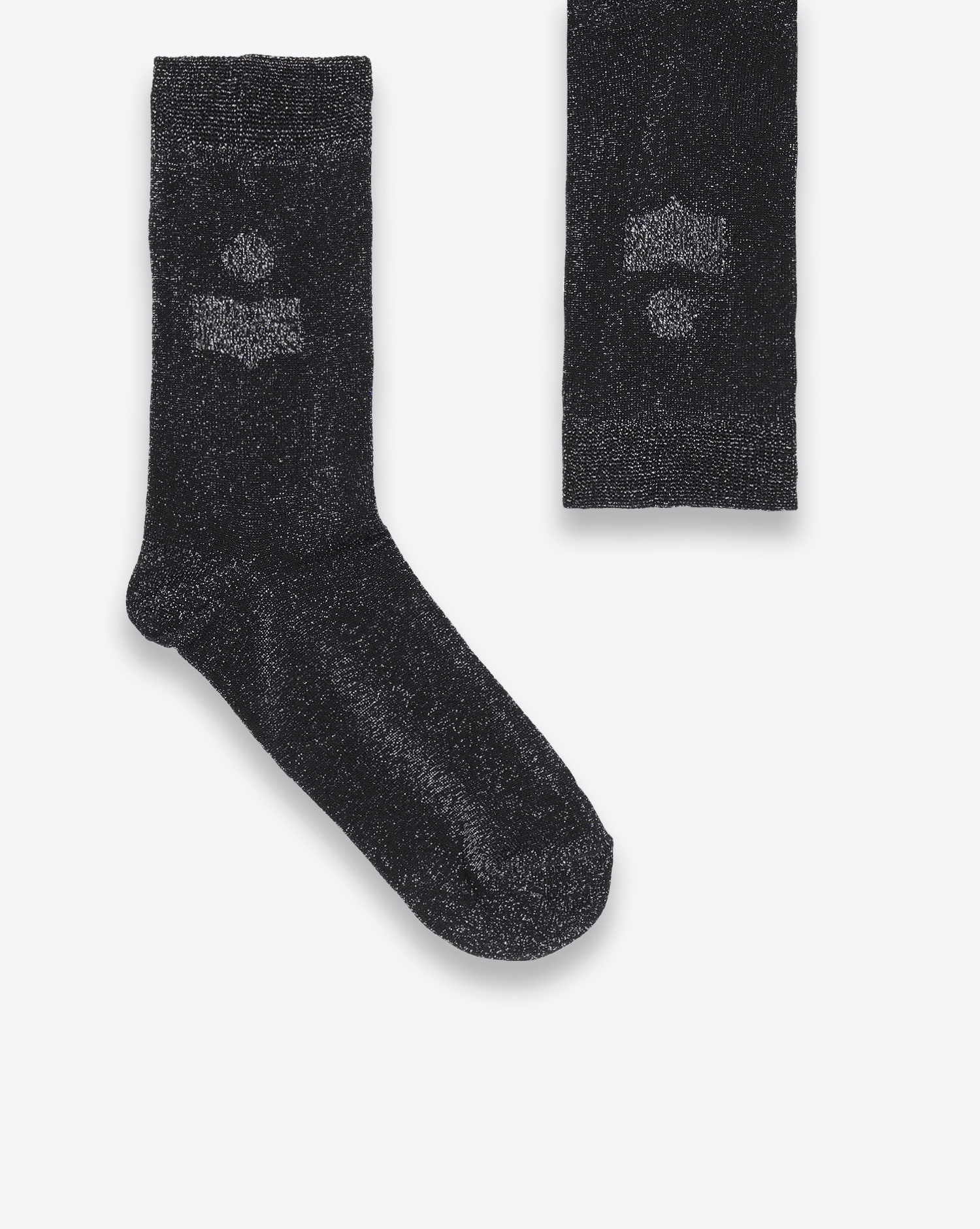 Produit Chaussettes Isabel Marant en coton fin et lurex noir