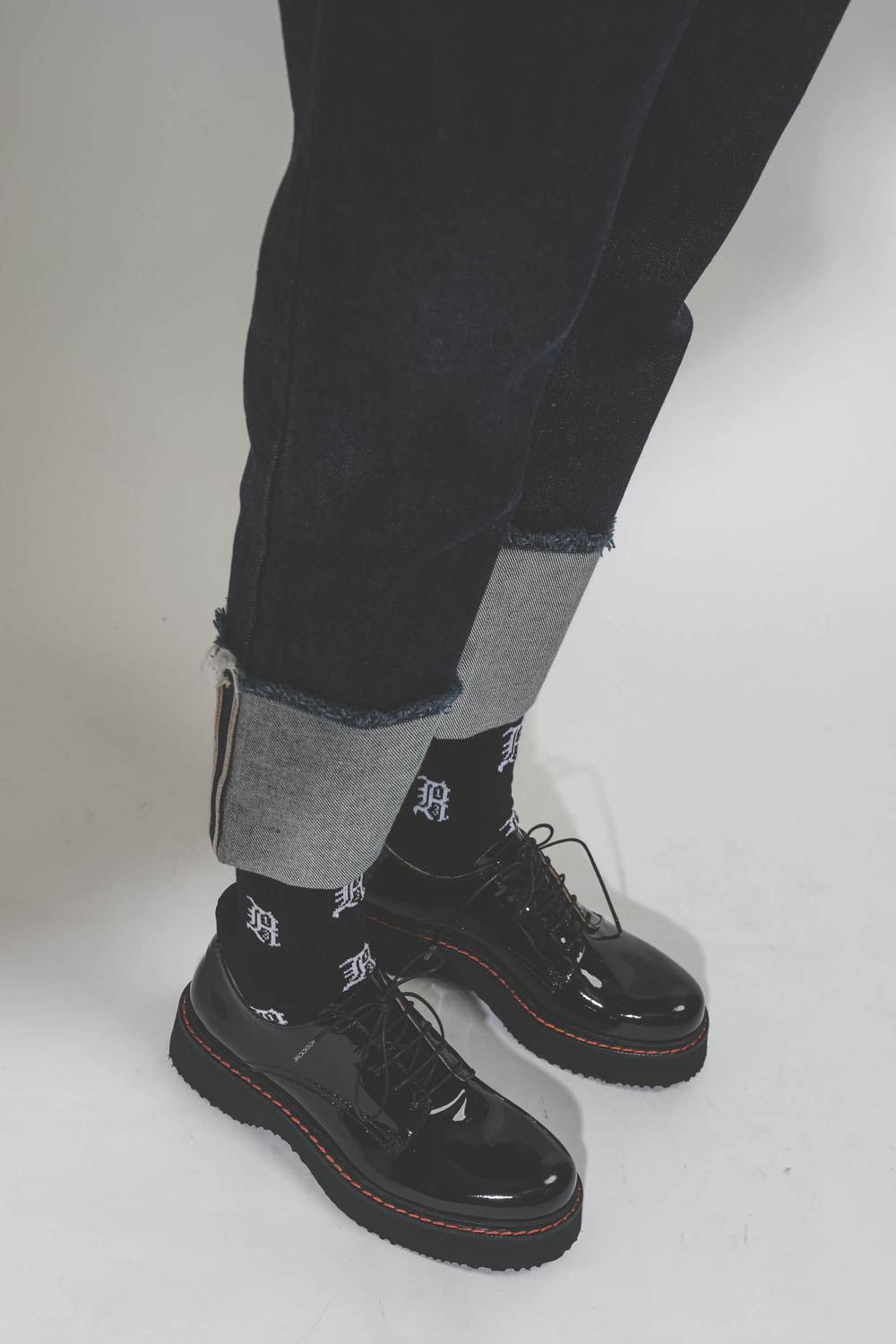 R13 Allover Logo Socks