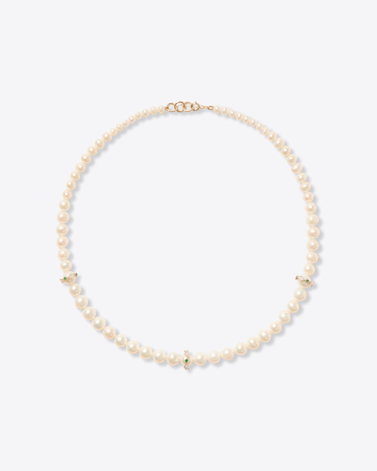 Collier Pascale Monvoisin Chelsea n°2  Diamants Émeraudes