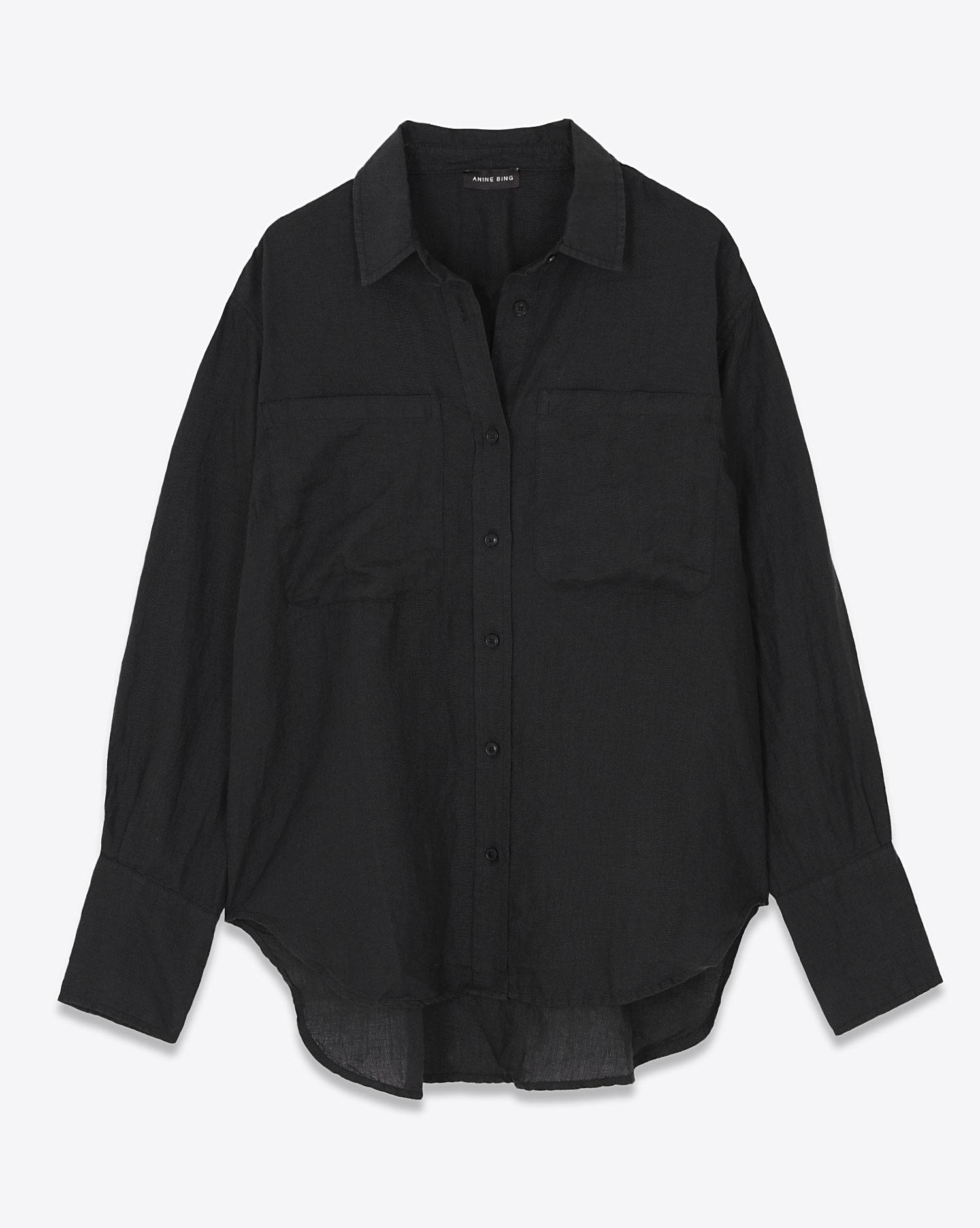 Anine Bing Chemise Dante Noire