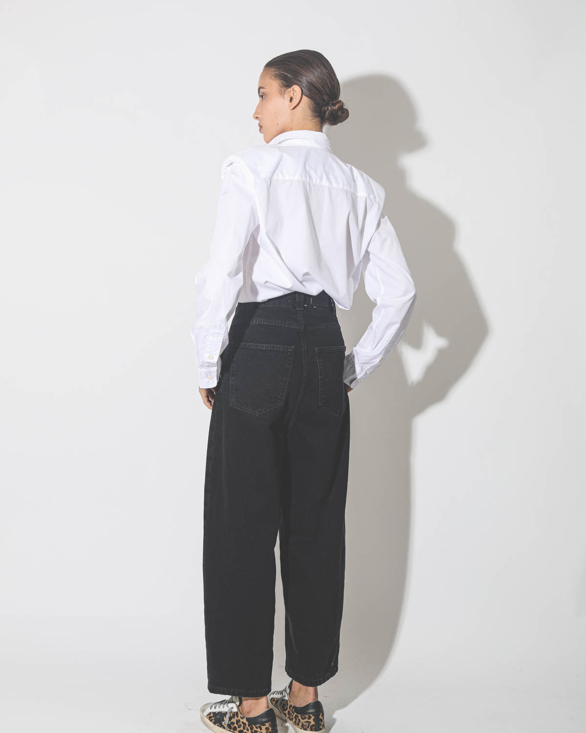 Image du produit R13 Folded Shoulder Shirt - White - 3