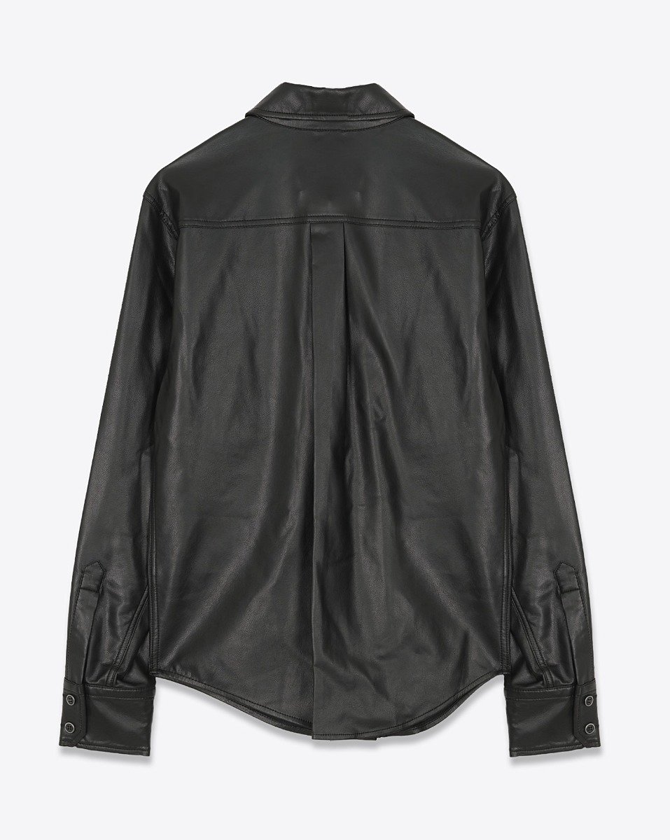 Chemise Noee Isabel Marant Étoile en sky noir. Vue de dos.