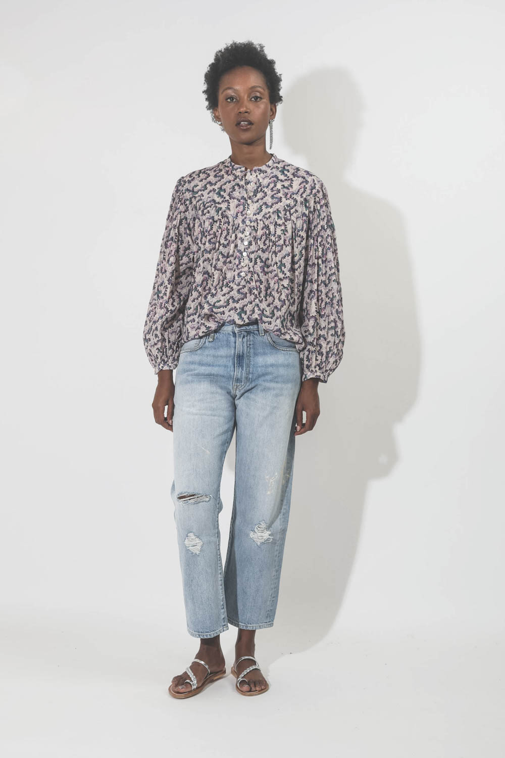 Top Salika écru Isabel Marant Etoile. 