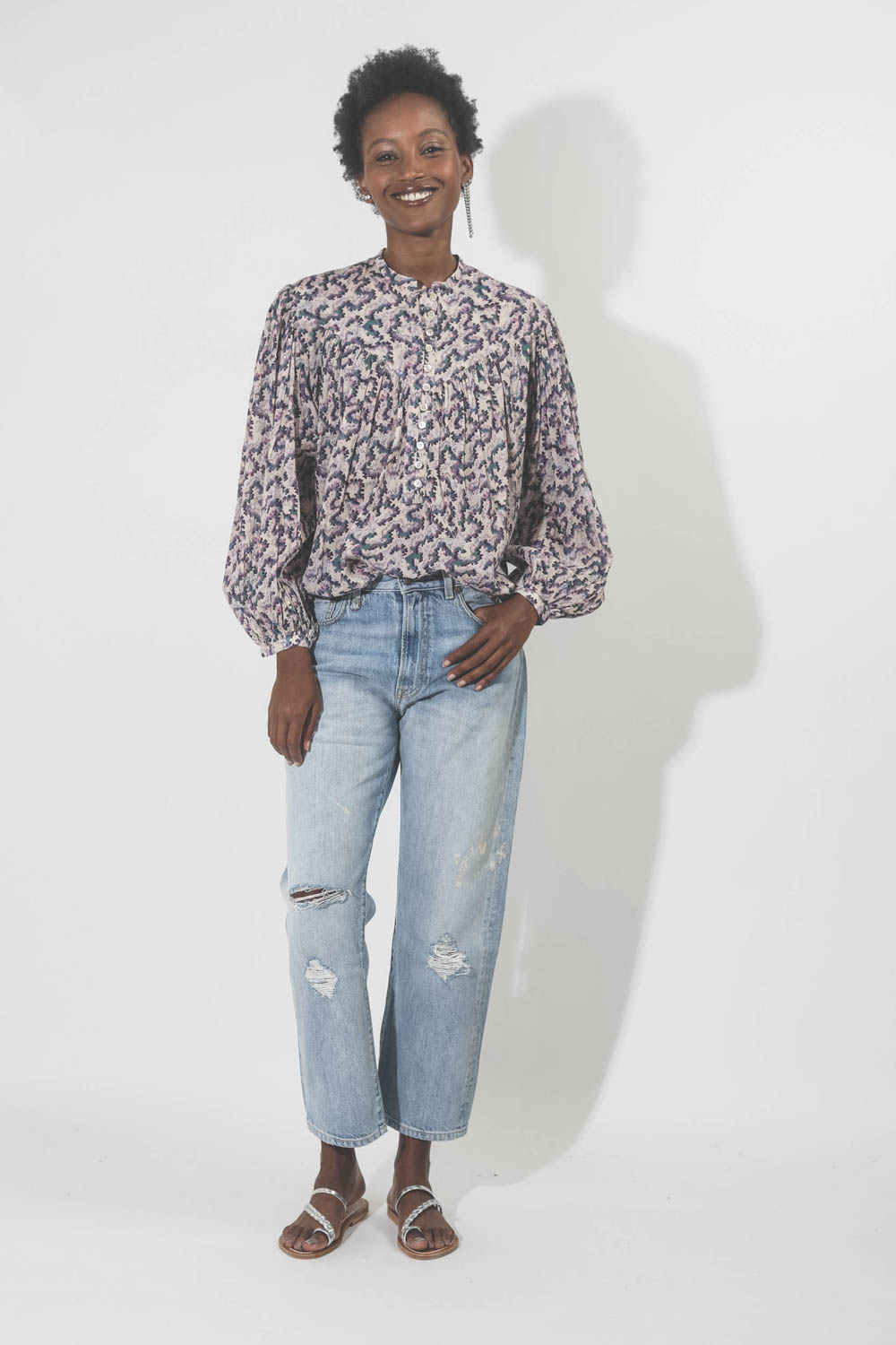 Top Salika écru Isabel Marant Etoile. 