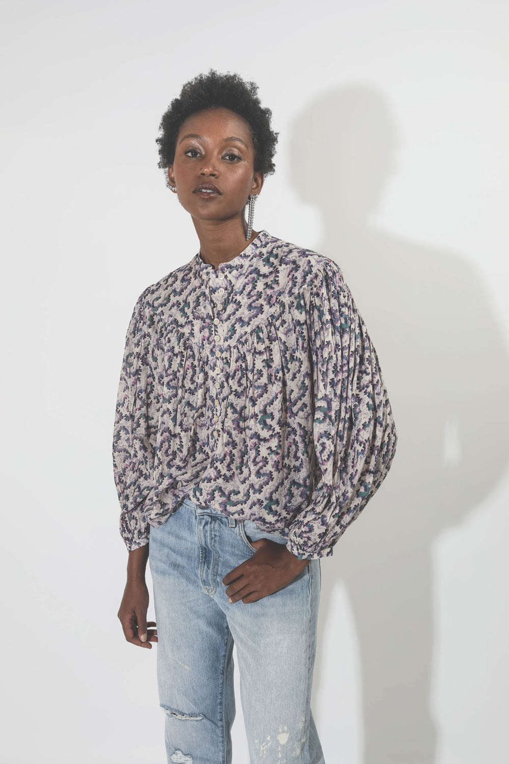 Top Salika écru Isabel Marant Etoile. 