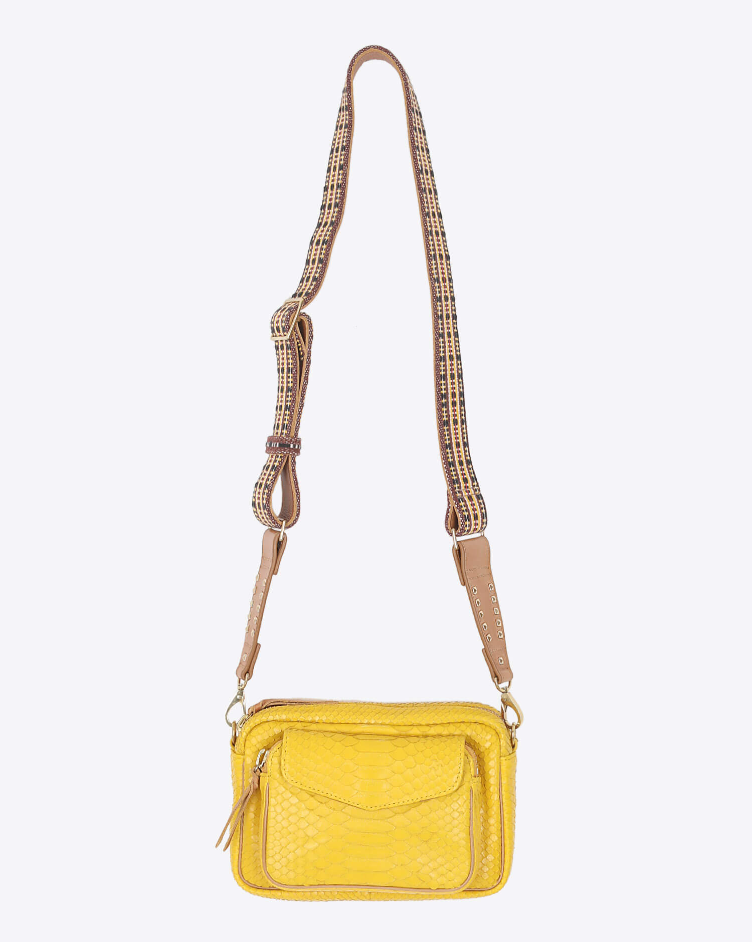 Claris Virot Charly Python Jaune Cir