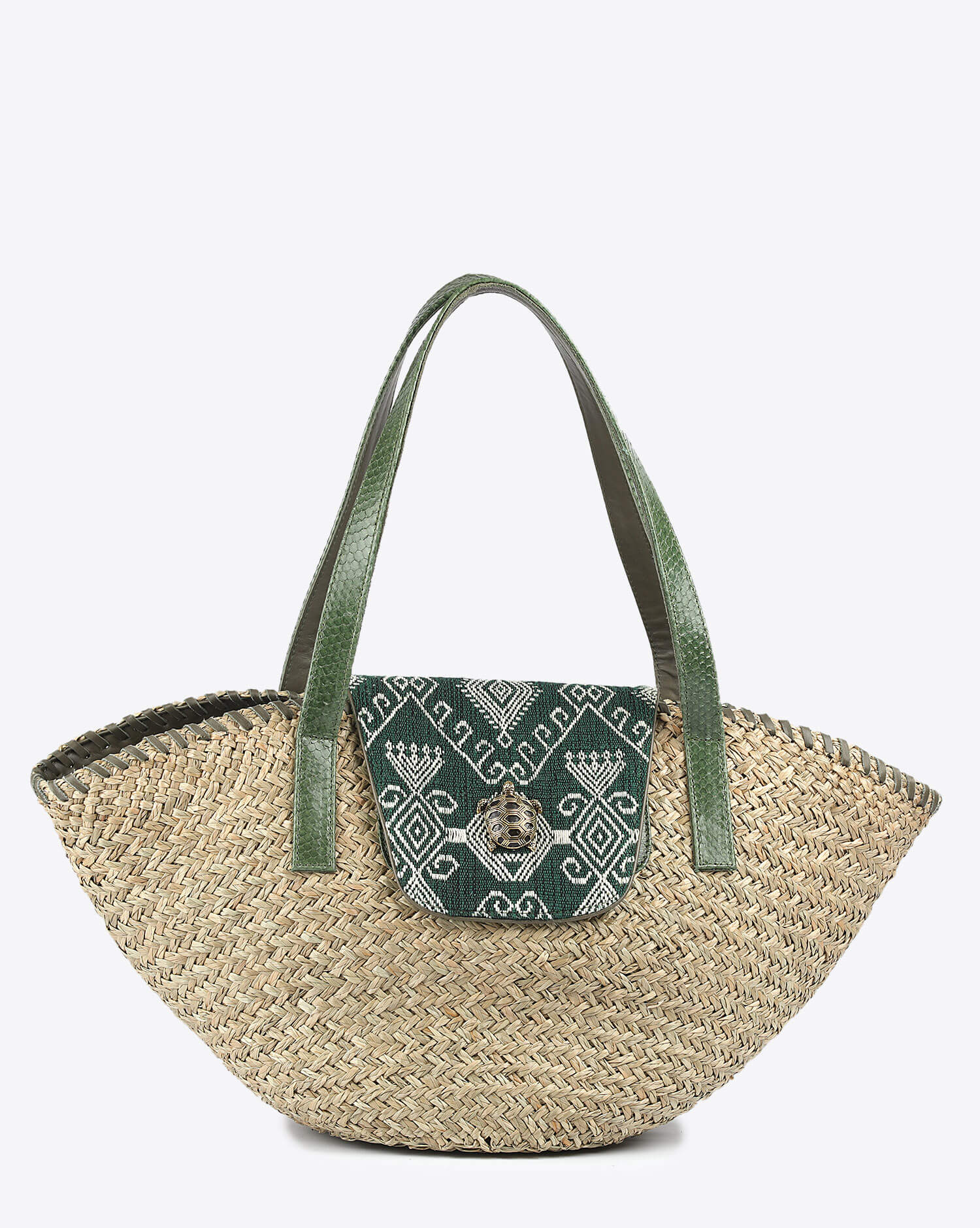 Image du produit Claris Virot Panier Zoé Tortue - Vert  