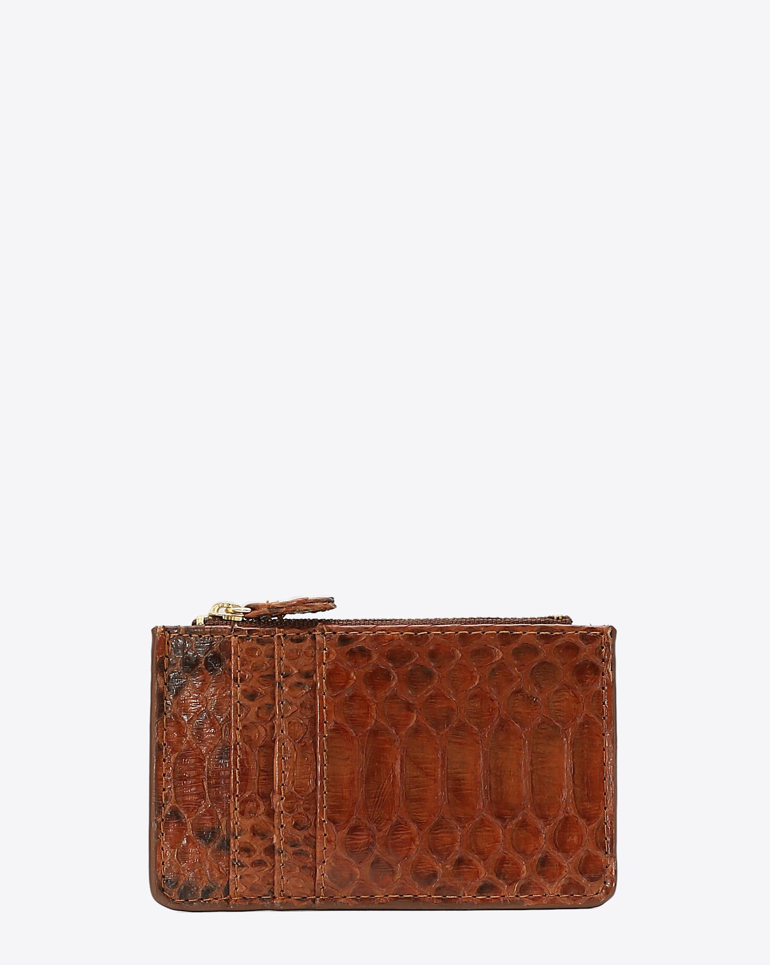 Claris Virot Porte Cartes Python Helena Moka   