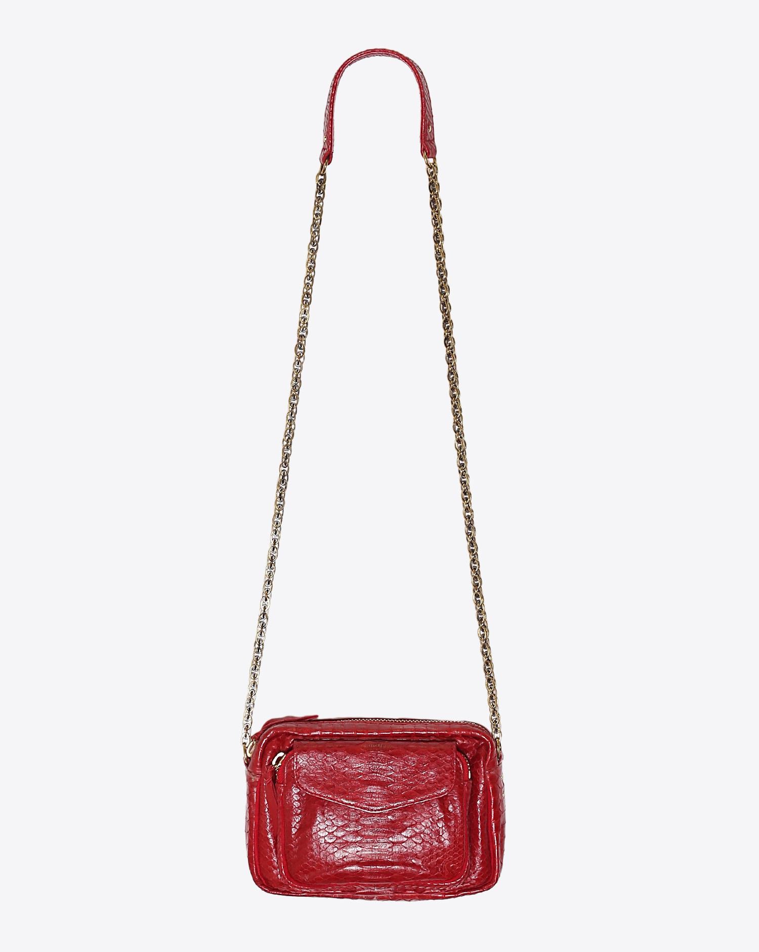 Sac Python Charly Rouge Claris Virot  