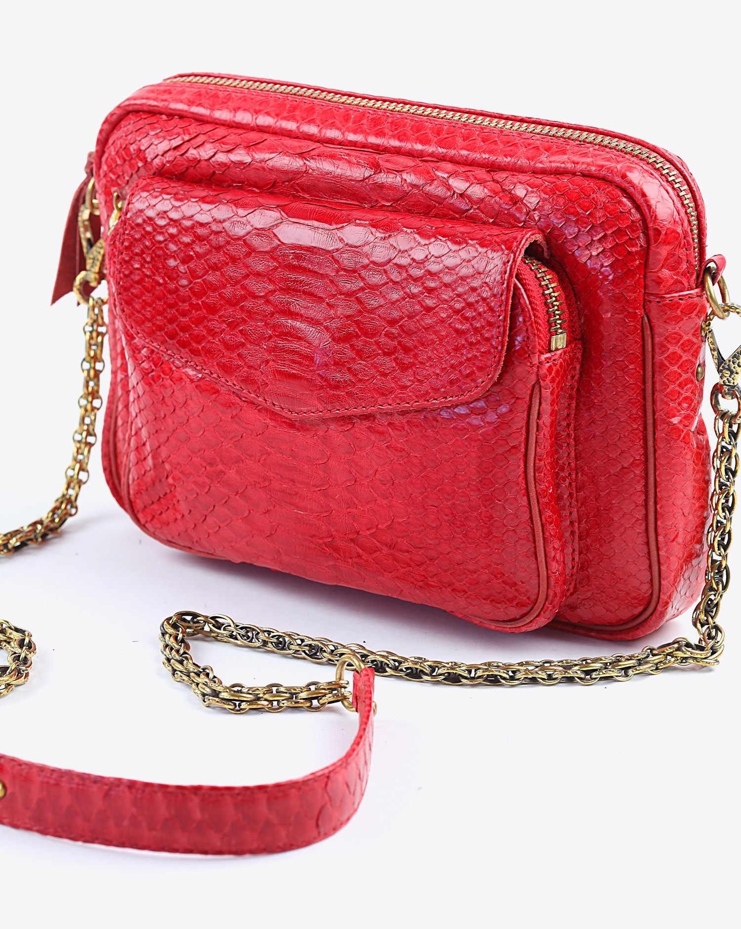 Sac Python Charly Rouge Claris Virot  