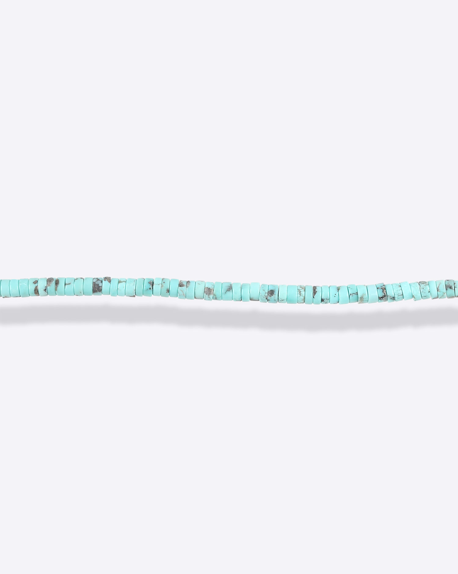 Collier  Heishi Pueblo 2 Turquoises Harpo