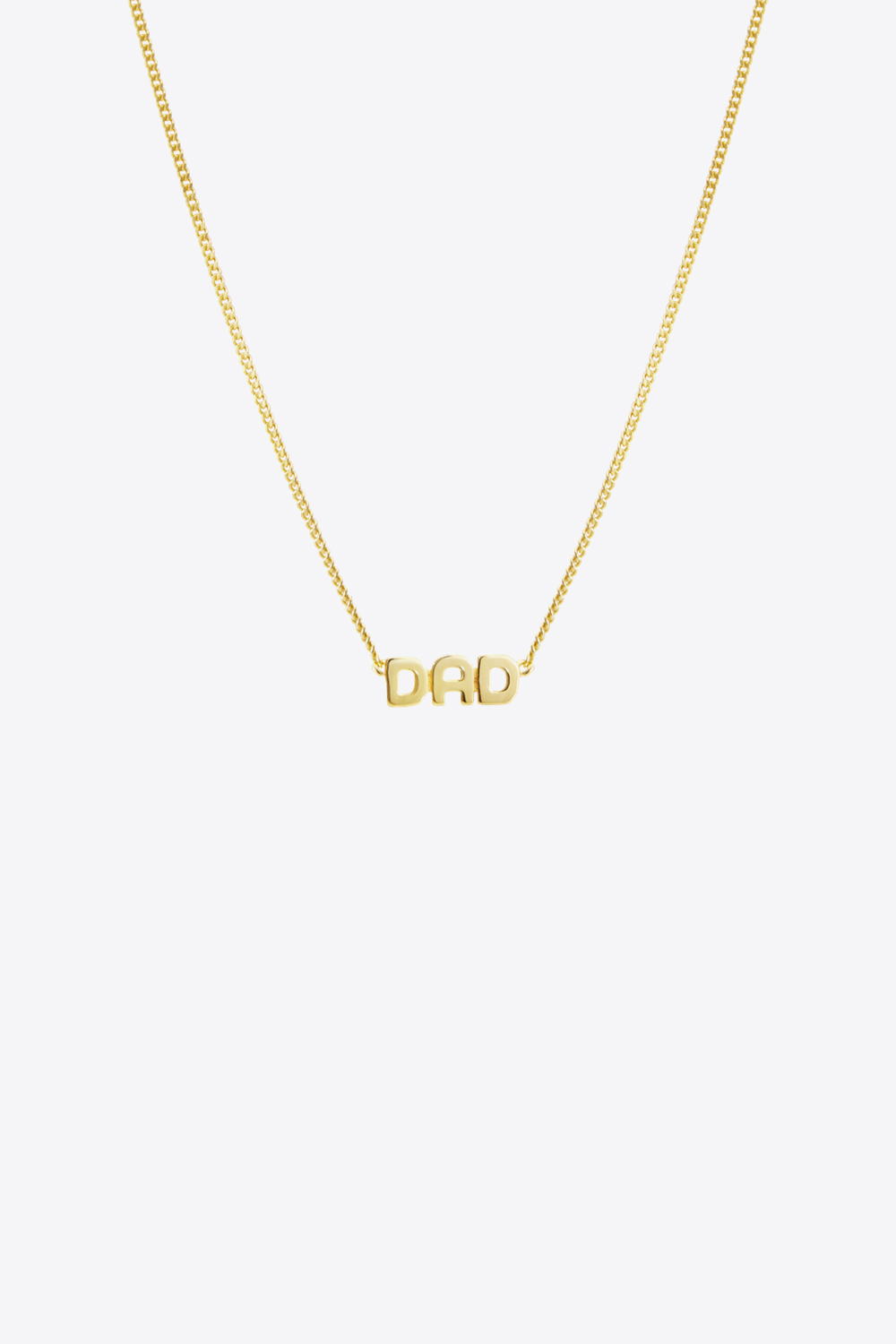 Collier chaine Dad Maria Black en or. 