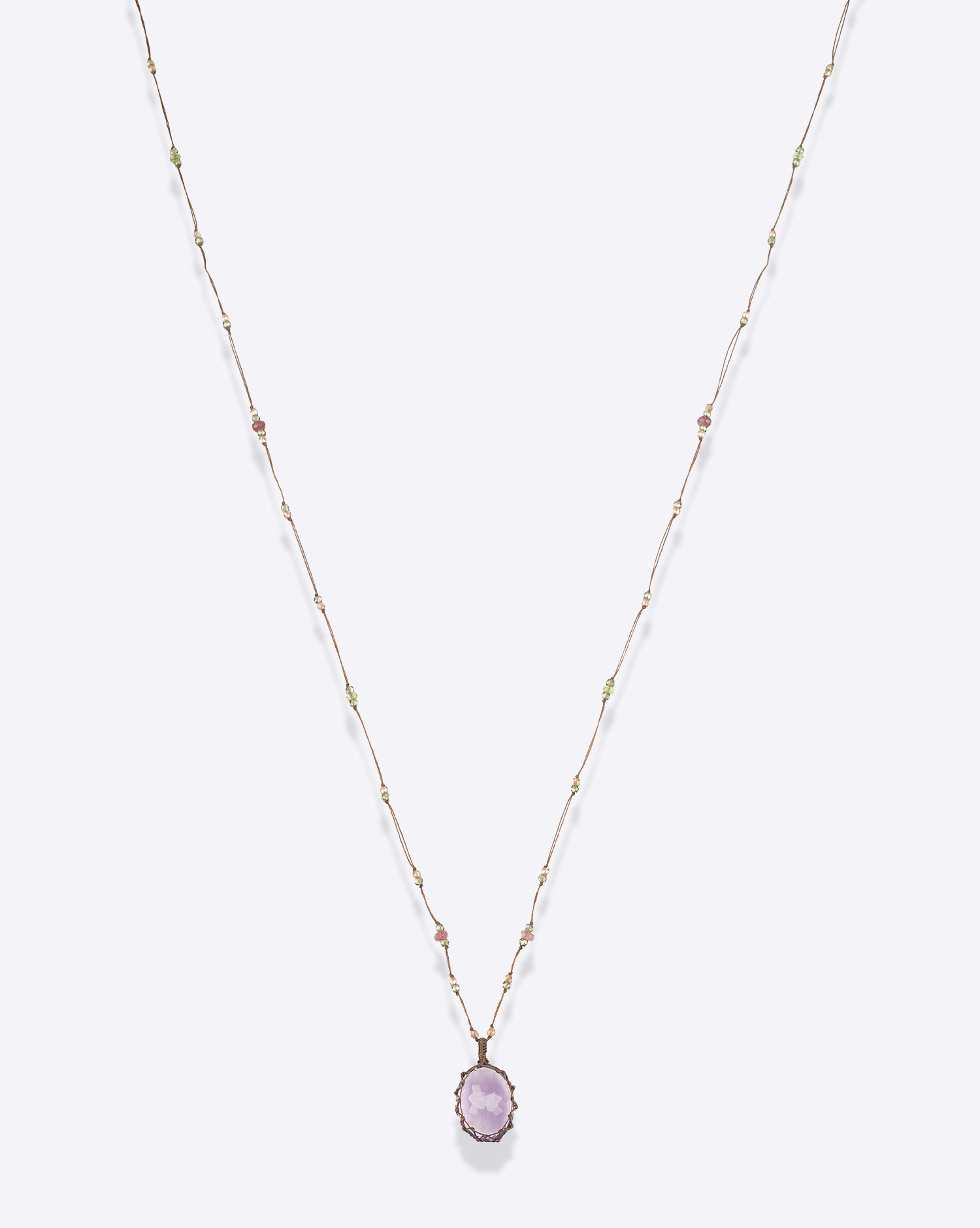 Image du produit Sharing Collier Long Tibétain VVV - Amethyste Purple Light - 2