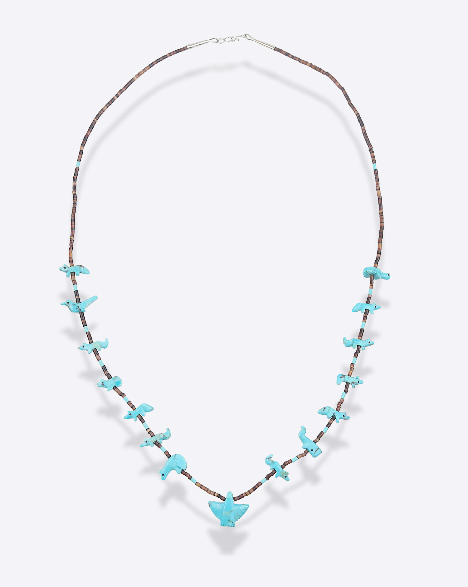 Collier Harpo Petits Animaux Turquoise