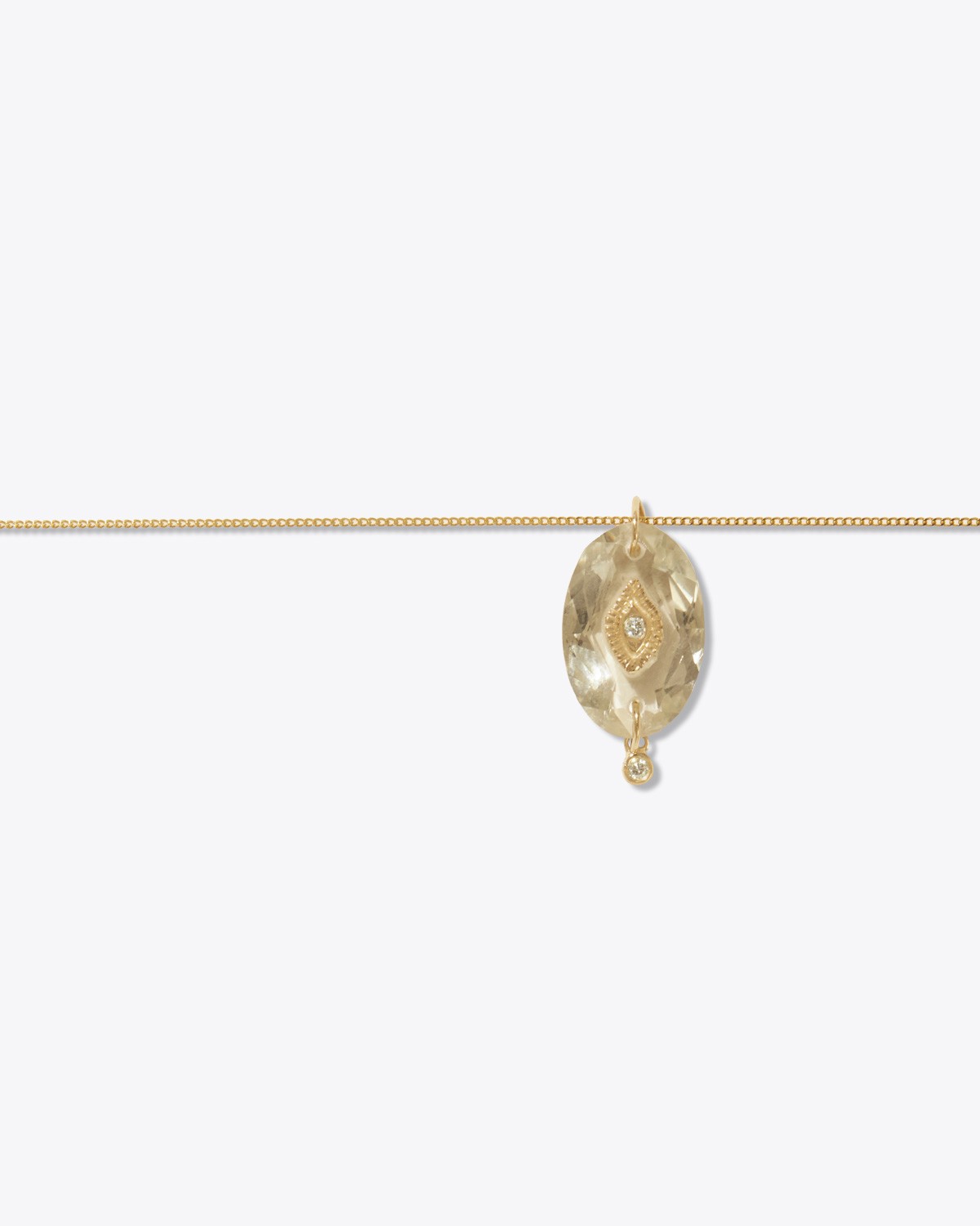 Pascale Monvoisin Collier Souad Green Amethyst