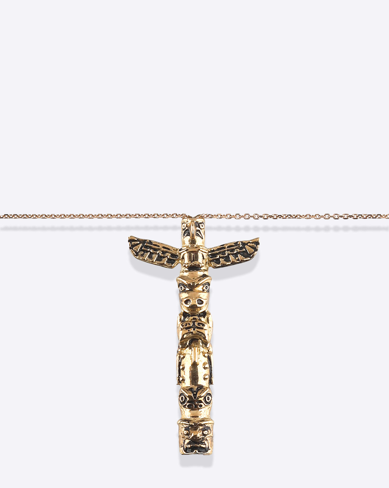 Feidt Paris Collier Totem Indien OR Jaune 