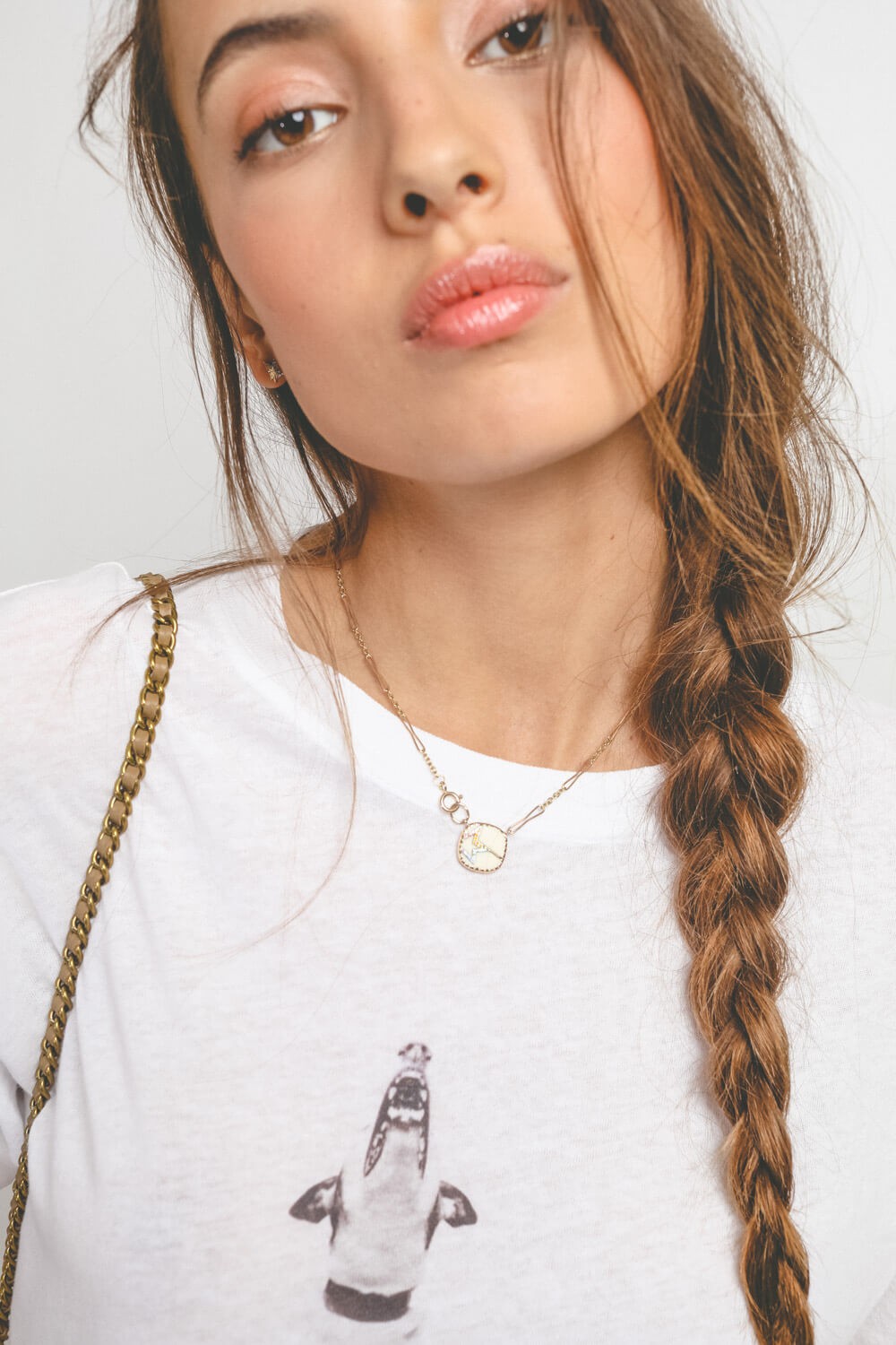 Image du produit Pascale Monvoisin Varda N°2 Collier Blanc Rainbow - 2