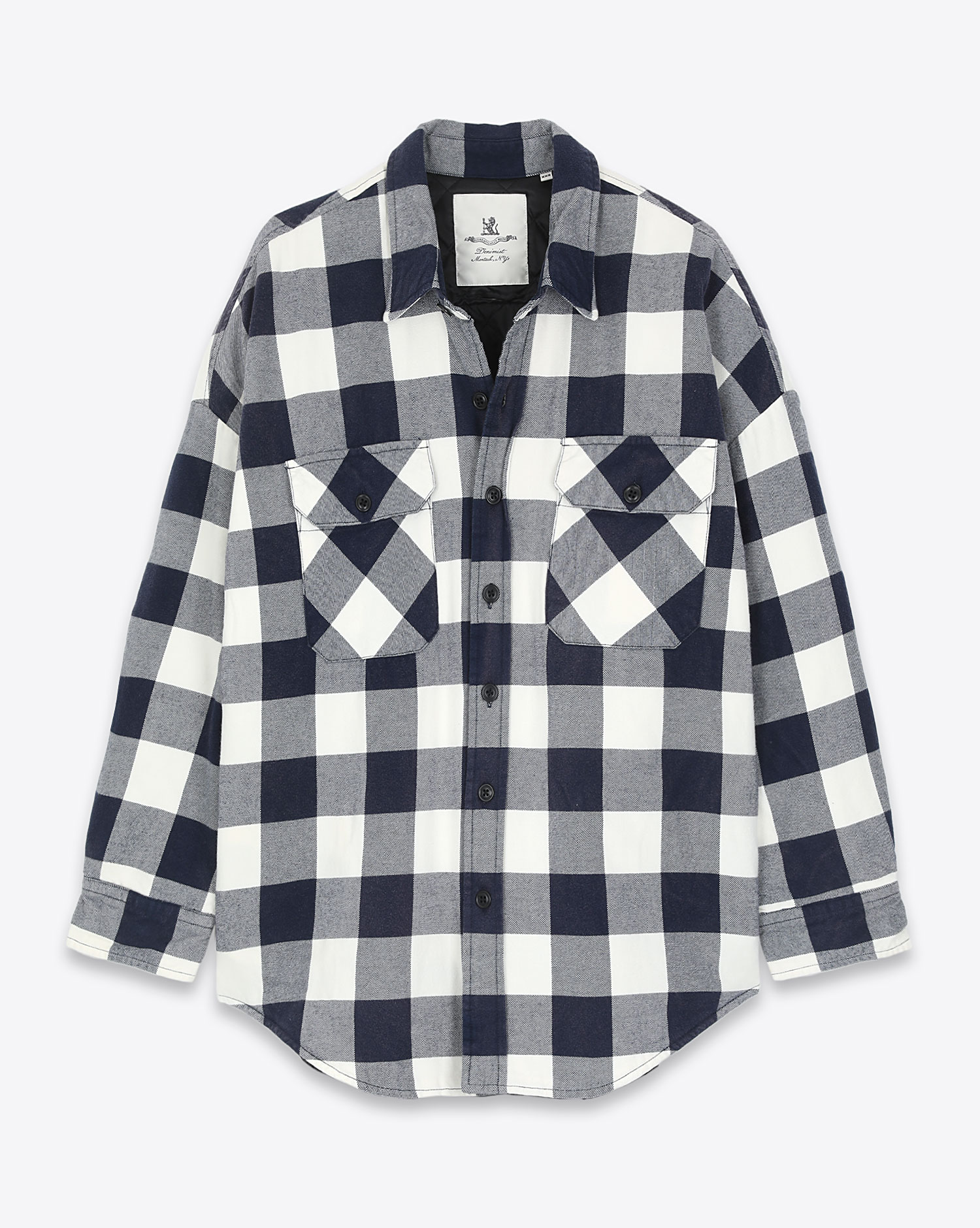 Denimist CPO Shirt Jacket - Navy Ecru