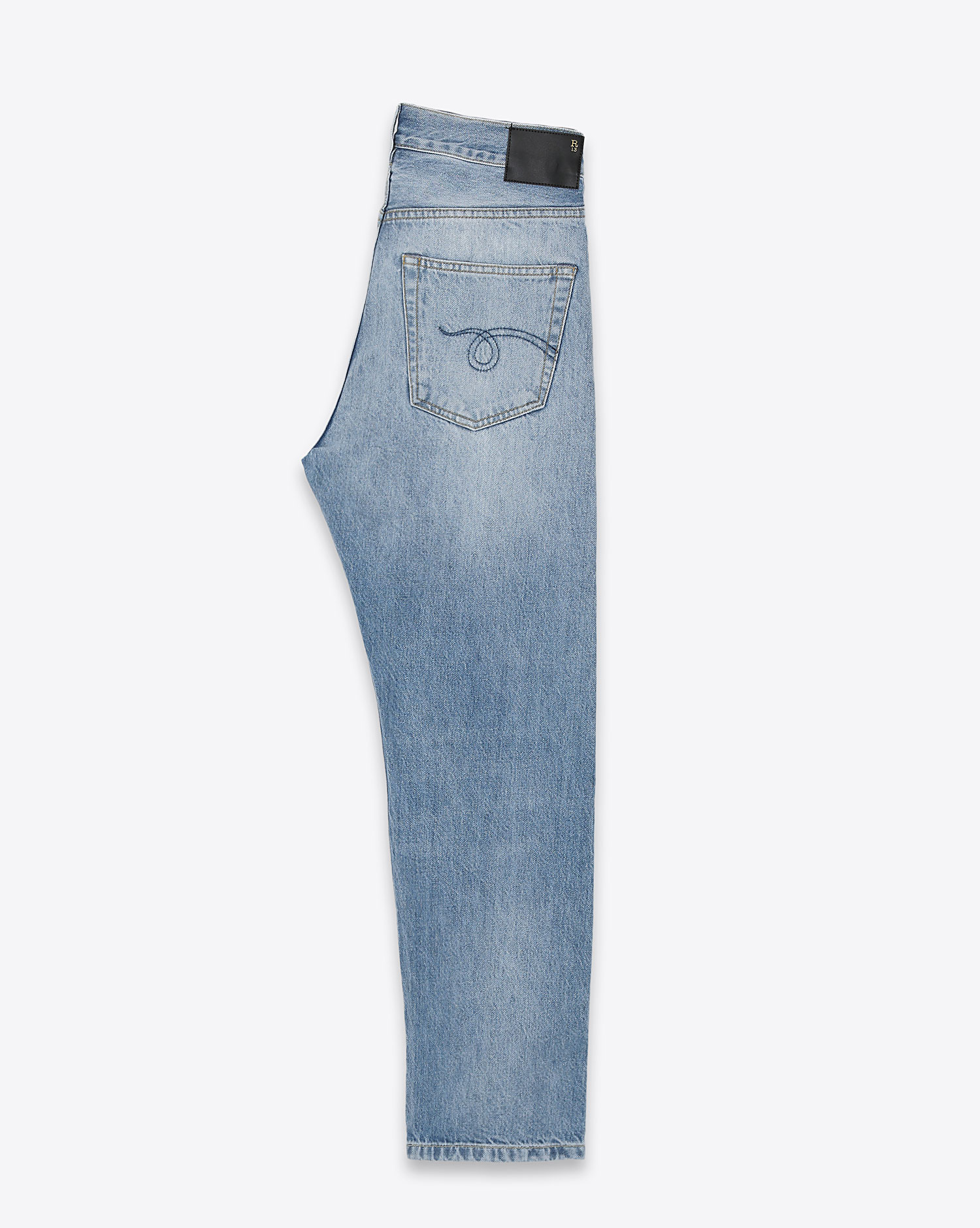 Image du produit R13 Denim Permanent Cross Over  Jean - Stevie Blue - 2