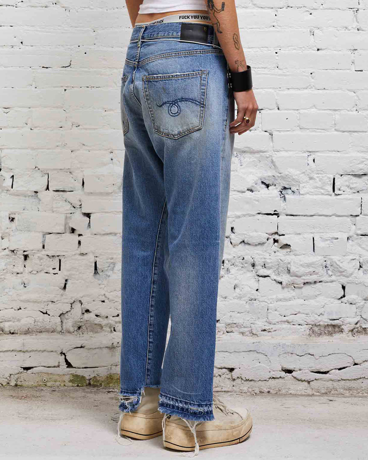 R13 Crossover Jeans