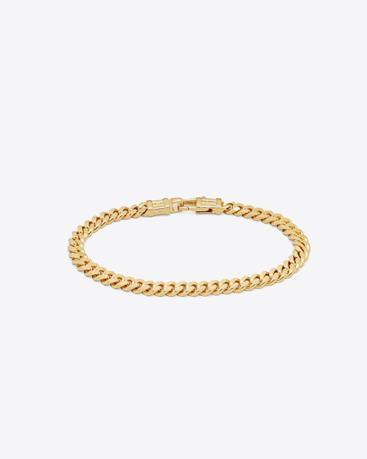 Tom Wood Bracelet Curb L – Gold