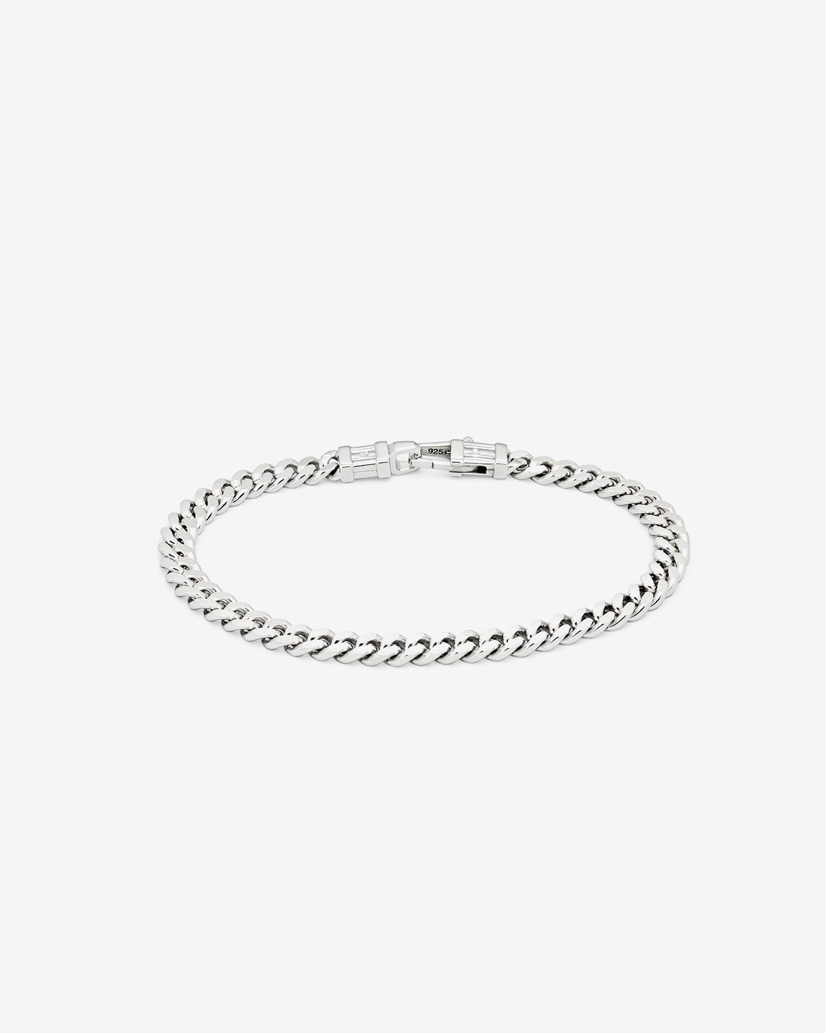 Bracelet Tom Wood Curb Argent 