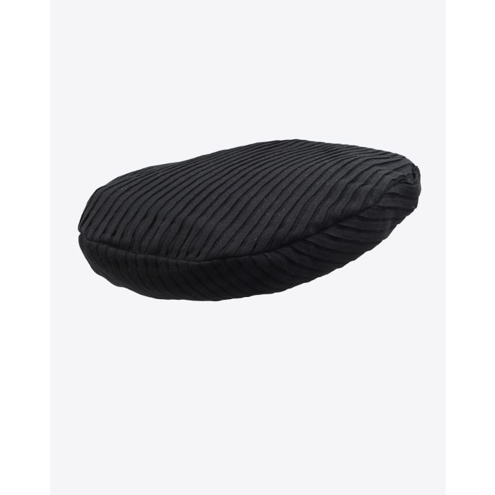 Laurence Bossion Grand Beret Laine Plissée - Noir  