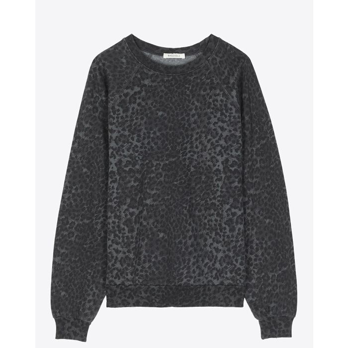 Ragdoll LA Oversized Sweatshirt - Anthracite Leopard