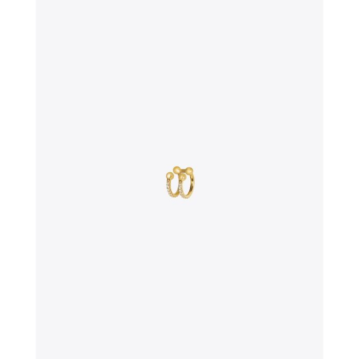 Feidt Piercing Double - Or Jaune 18k et Diamants