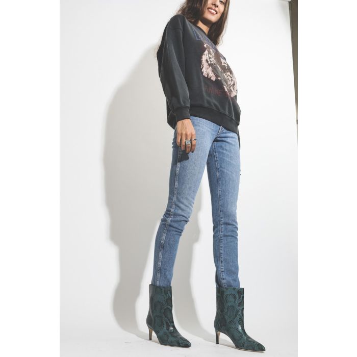 Anine Bing Permanent Tiger Sweatshirt - Black  