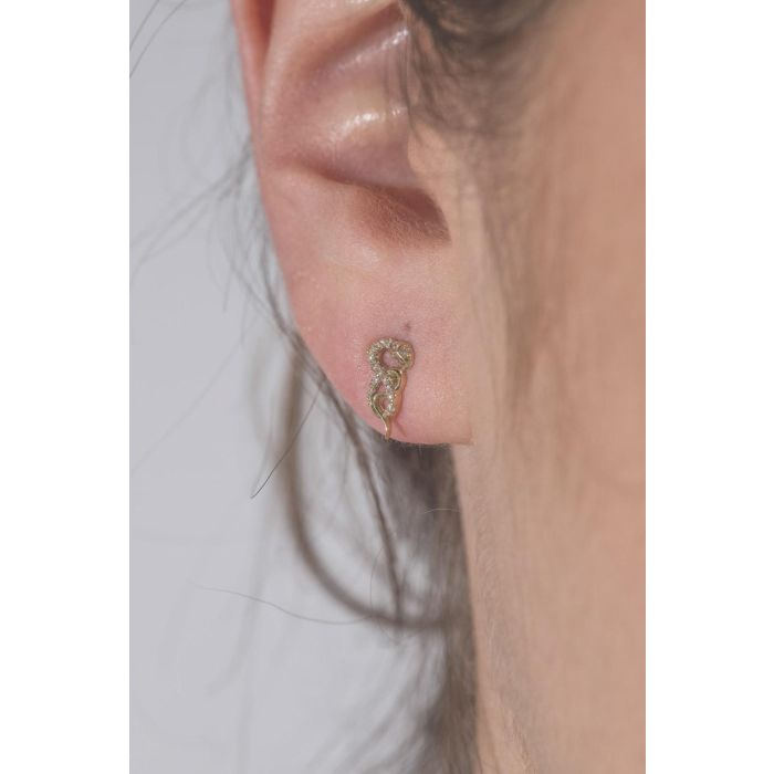 Feidt Bo Serpent - Or Jaune 18K et Diamants